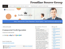 Tablet Screenshot of frontline.jobs