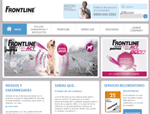 Tablet Screenshot of frontline.com.ar