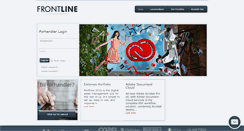 Desktop Screenshot of frontline.no